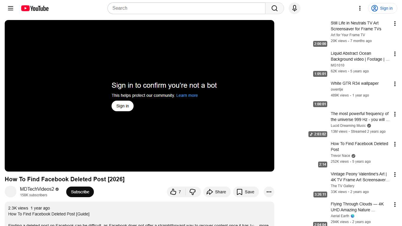 How To Find Facebook Deleted Post [2026] - YouTube